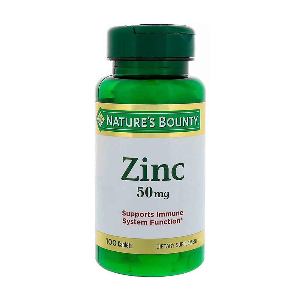 Zinc Nature's Bounty 50mg 100 Capsulas