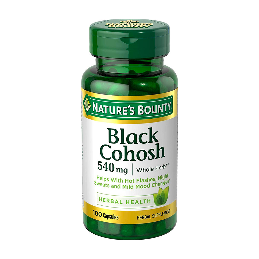 Black Cohosh Nature's Bounty 540mg 100 Capsulas