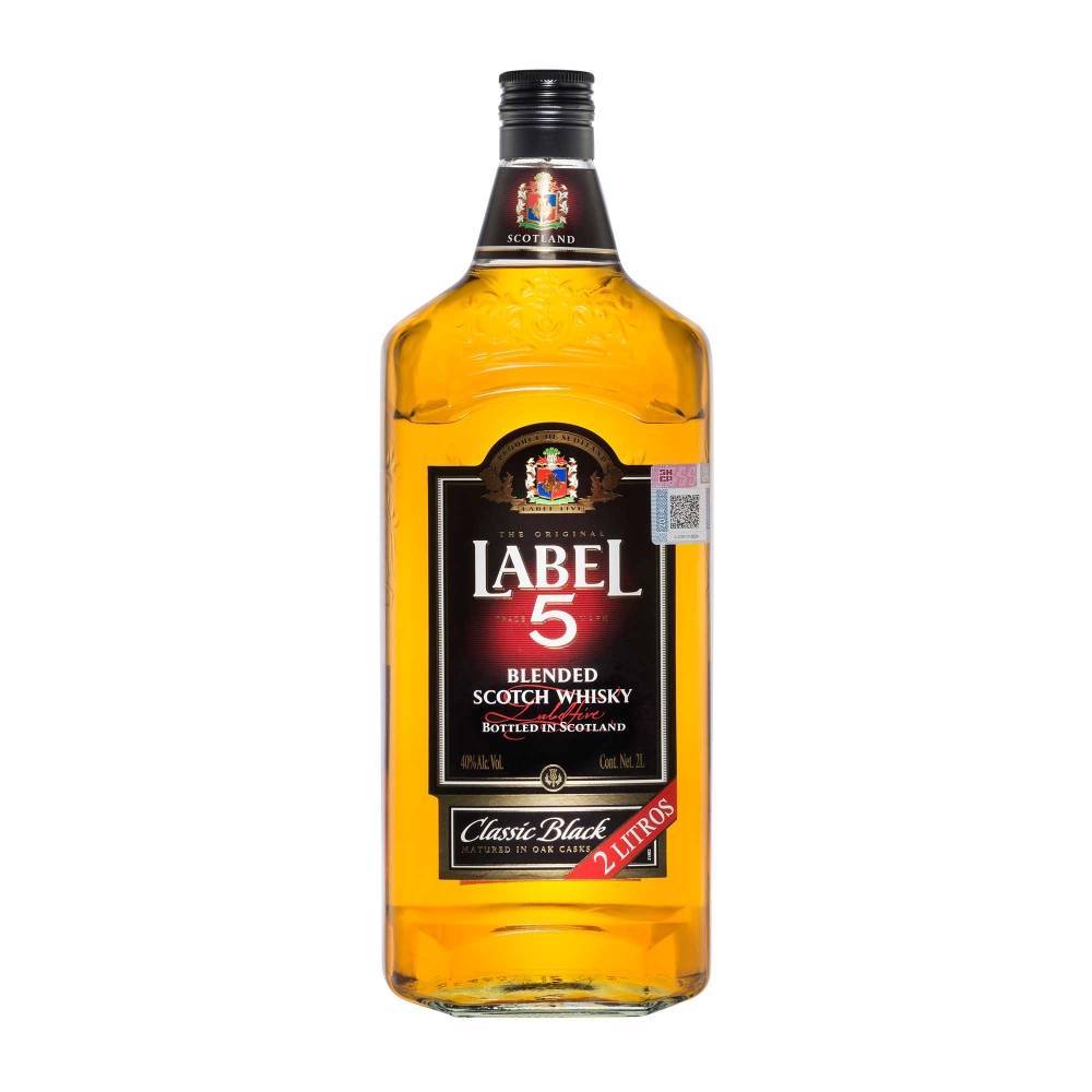 Whisky Label 5 2L 8 años