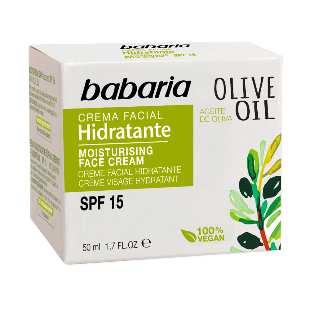 Crema Facial Babaria Hidratante Olive Oil 50ml
