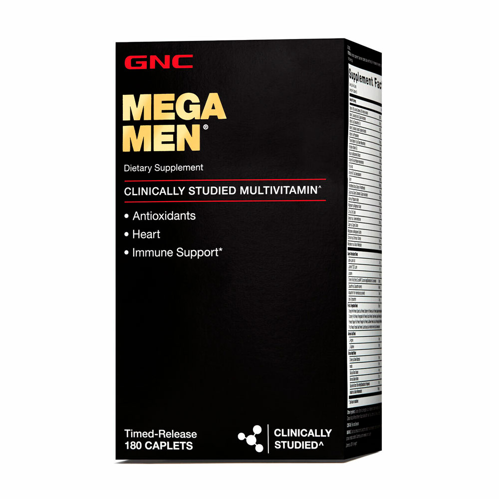 Multivitamina Mega Men GNC 180 Capsulas