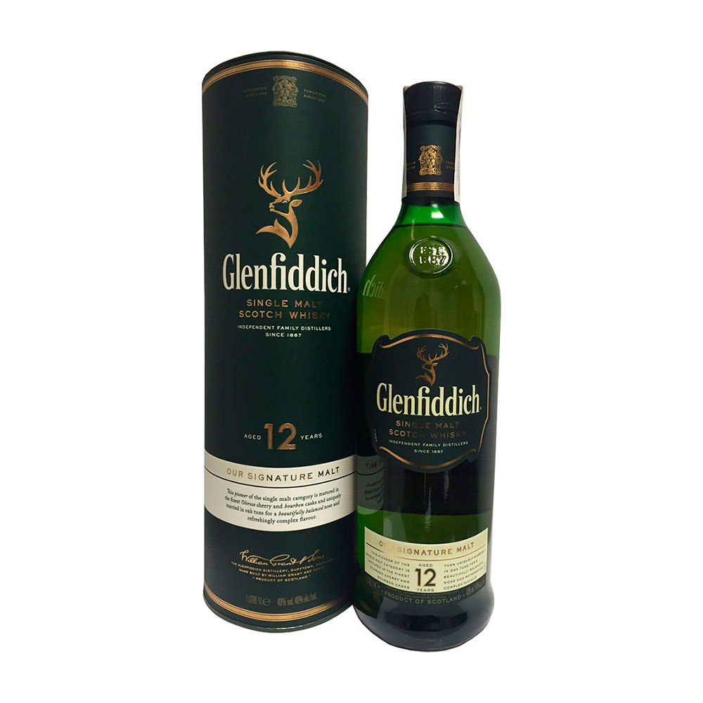 Whisky Glenfiddich 1L 12años