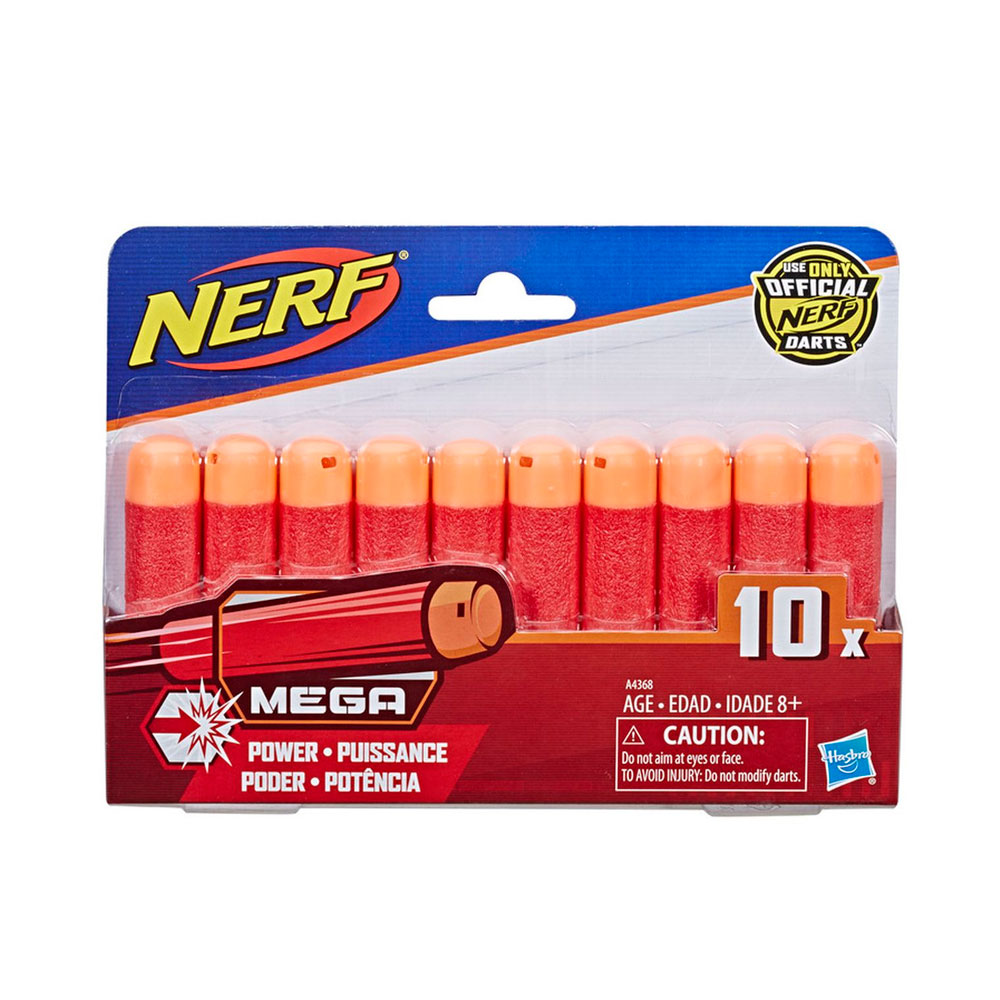 Dardos Hasbro Nerf Mega Potencia X10 - A43682