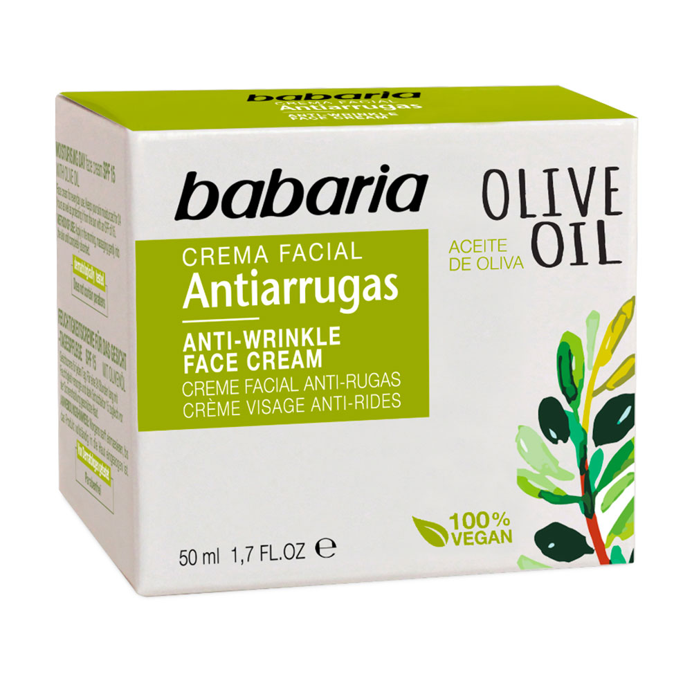Crema Facial Babaria Anti-Arrugas Olive Oil Noche 50ml