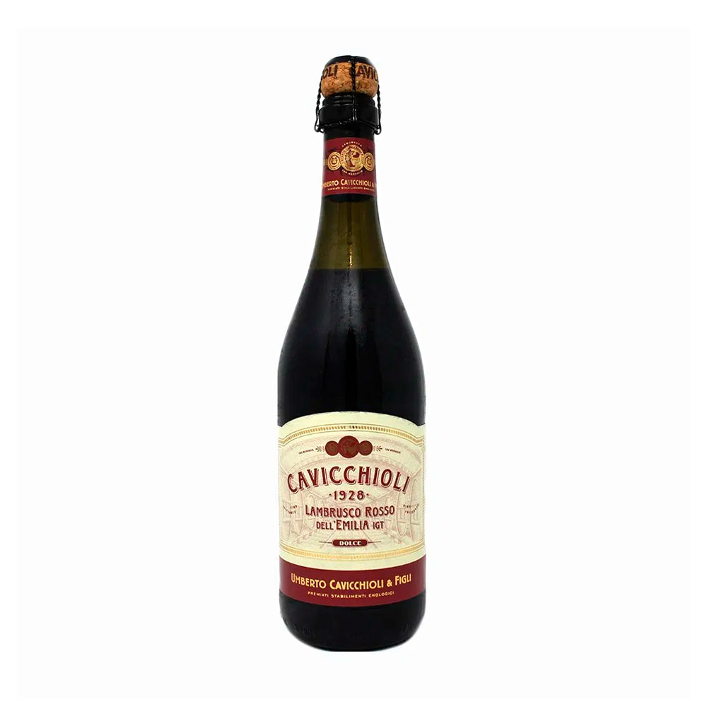Vino Frizzante Cavicchioli Lambrusco Rosso Dell'Emilia Dolce 750ml