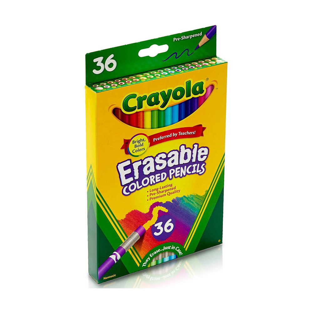 Lapiz de Color Crayola Borrable con 36 colores - Ref.68-1036 -0-200