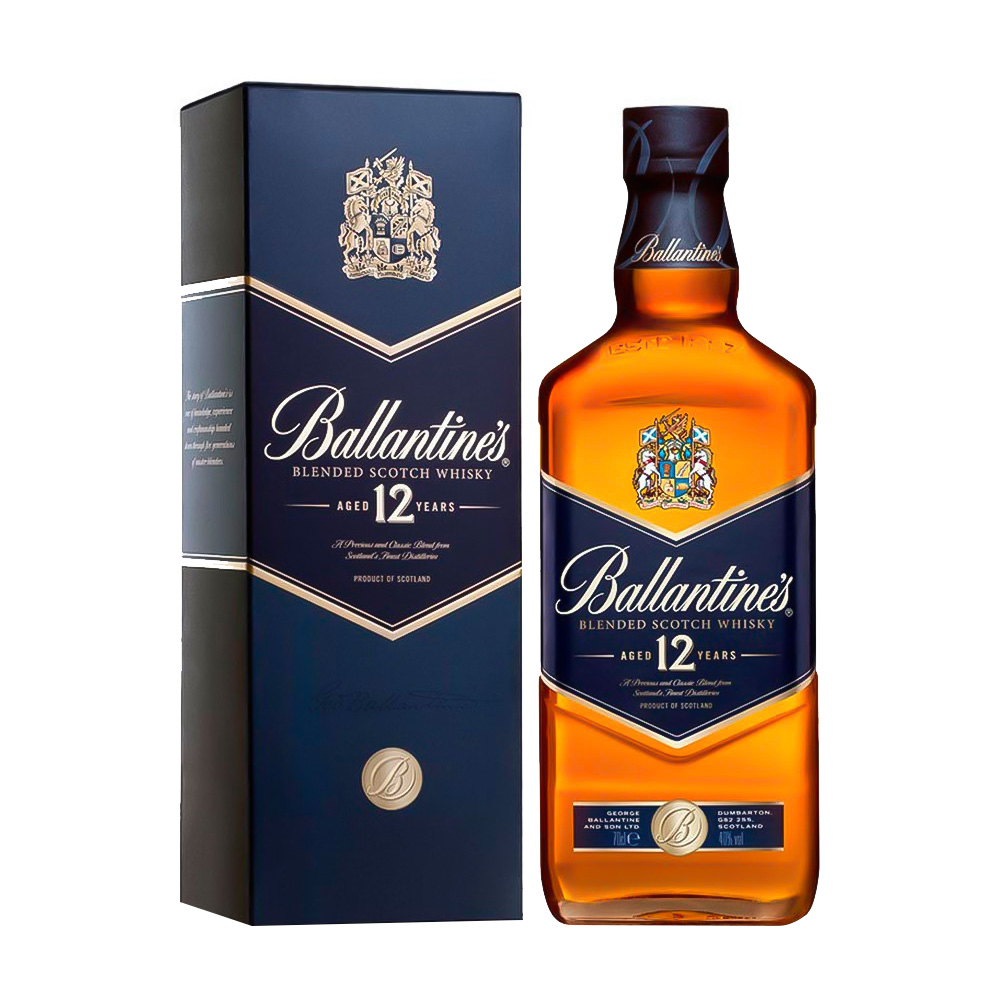 Whisky Ballantine's 1L 12años