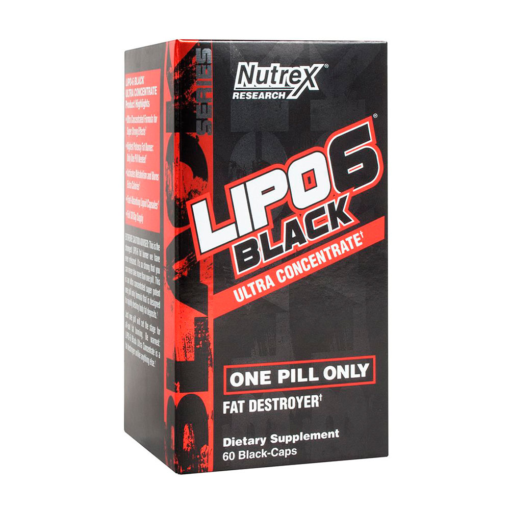 Termogénico Lipo 6 Black Nutrex Ultra Concentrate 60 Capsulas