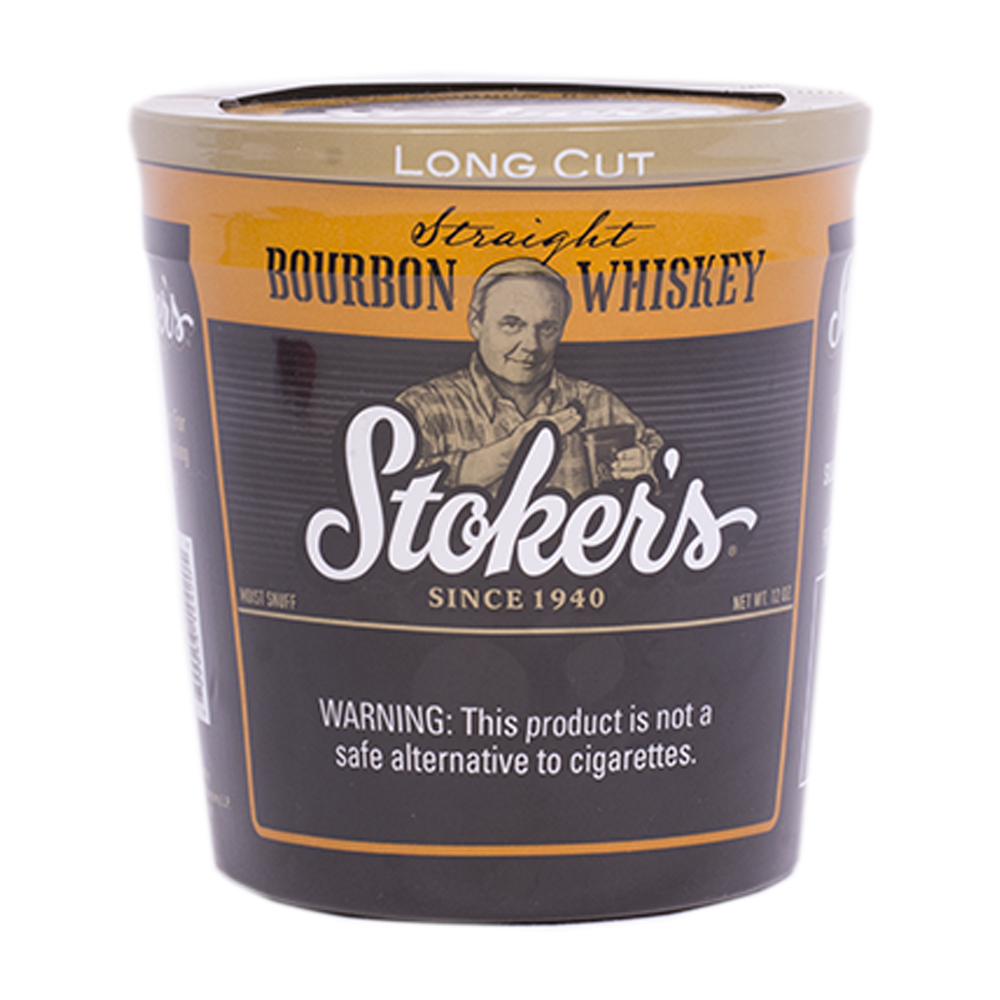 Tabaco Para Mascar Stoker's Pote Long Cut Bourbon Whiskey