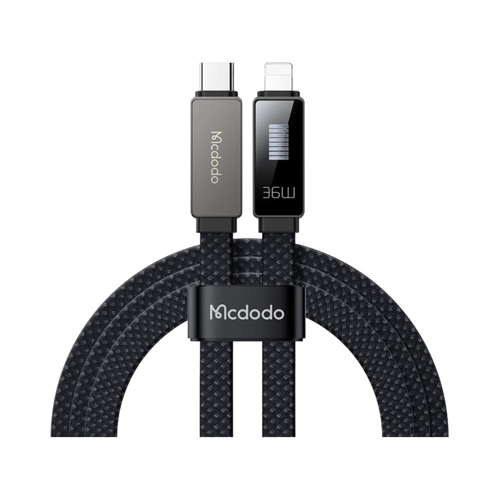 CABLE MCDODO CA-4960 USB-C A LIGHTNING 1.2M NEGRO