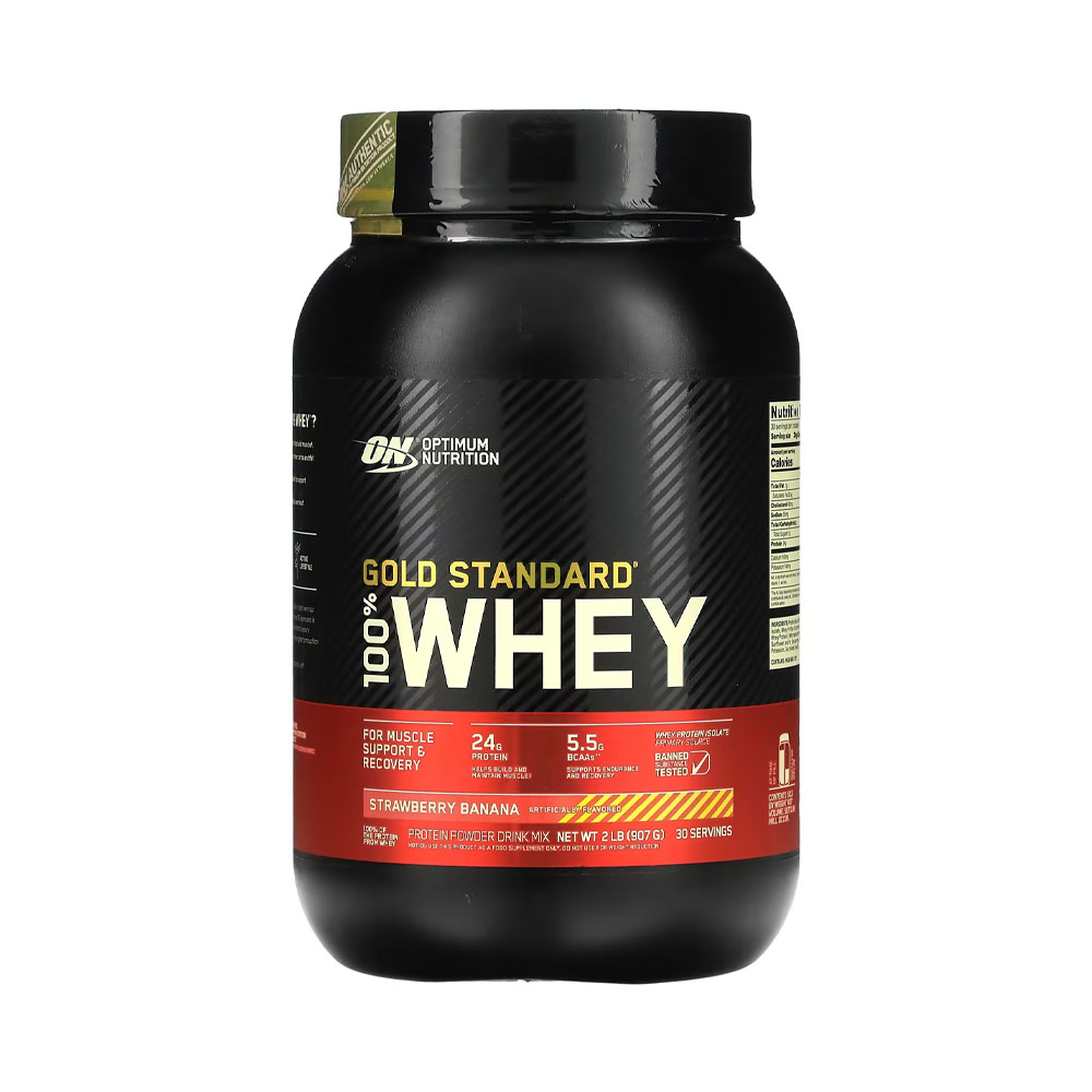 Proteina Gold Standard 100%Whey Optimum Nutrition Strawberry 2lb 907g