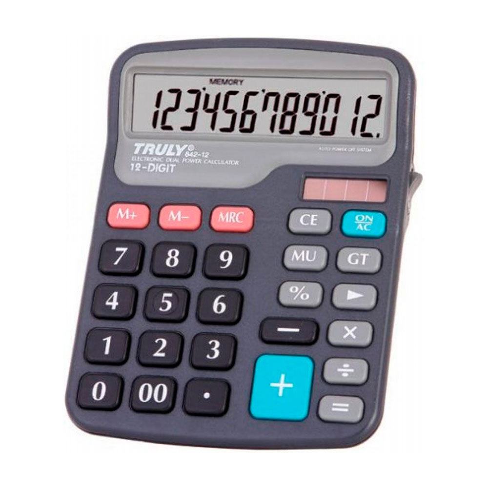 Calculadora Truly 842-12 DIGITOS