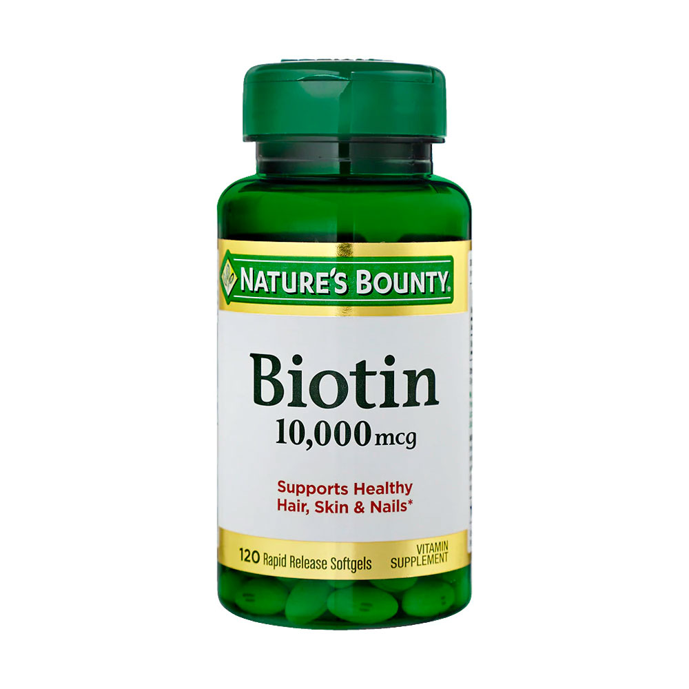 Biotin Nature's Bounty 10,000mcg 120 Softgels