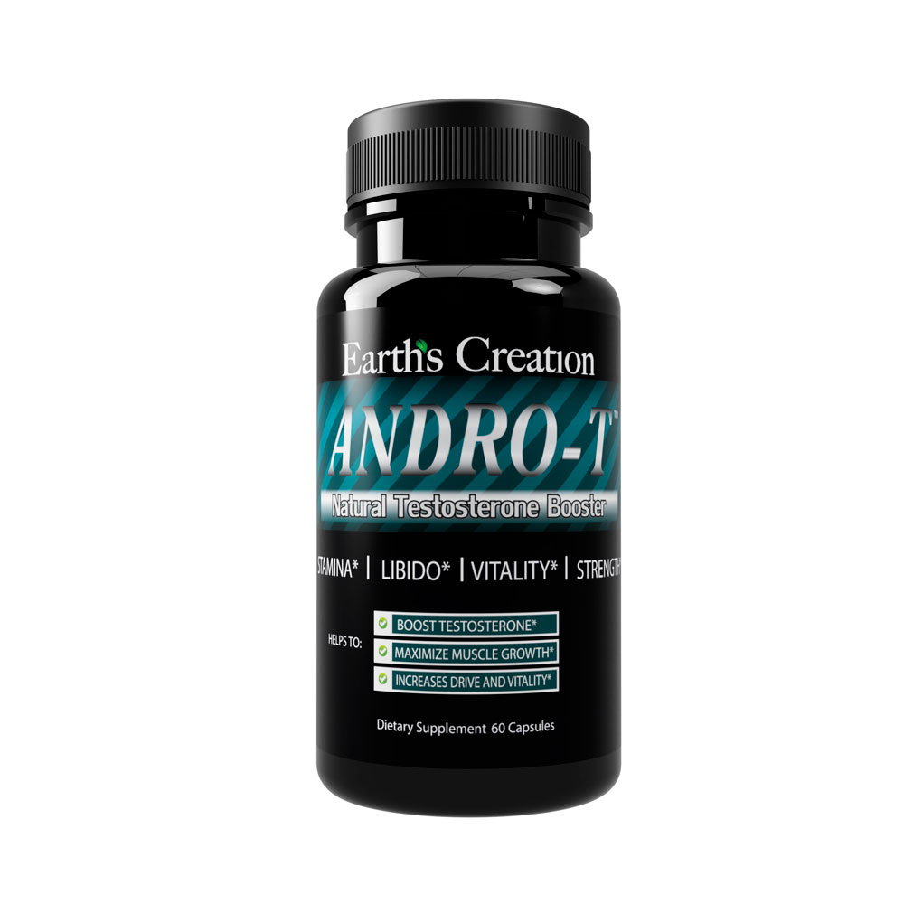 Andro-T Earth's Creation Natural Testosterone Booster 60 Capsulas