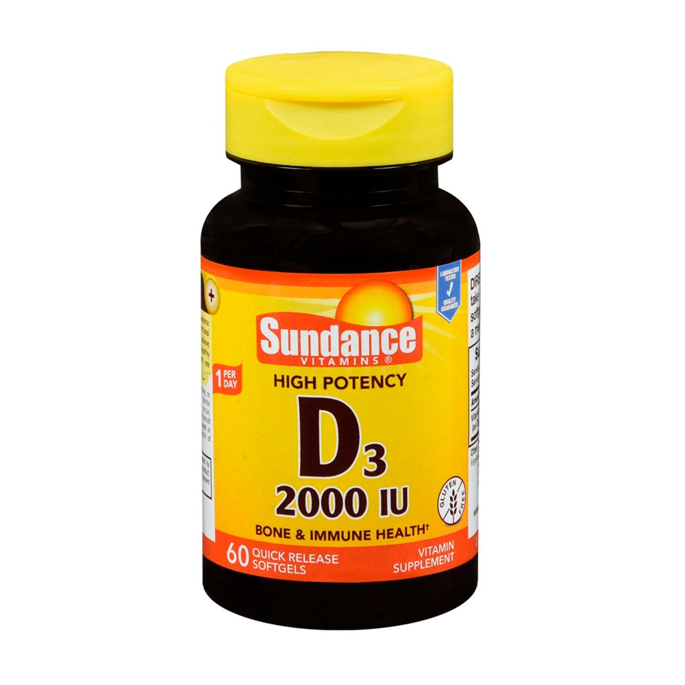 Vitamina D Sundance 2000IU 60 Softgels