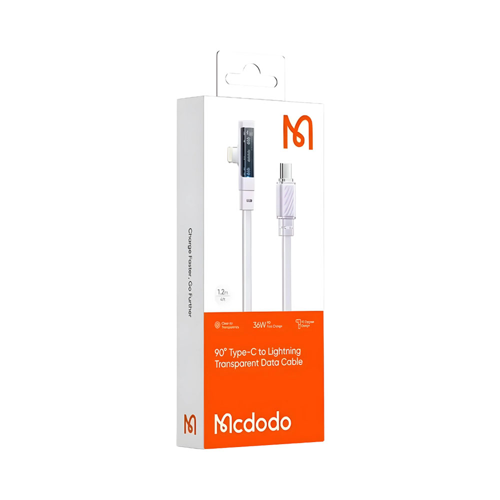CABLE MCDODO CA-3443 USB-C A LIGHTNING 1.8M NEGRO