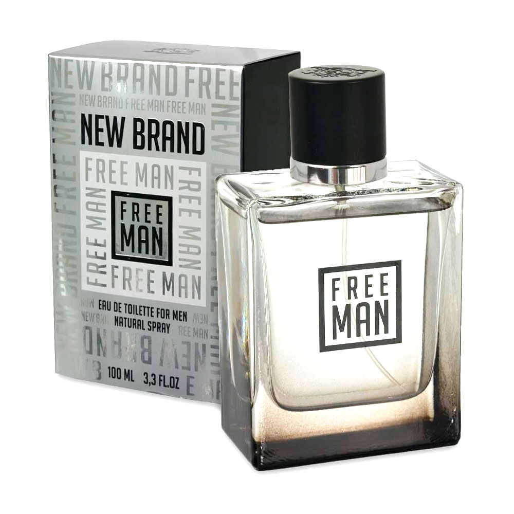 Perfume New Brand Free Man Eau de Toilette 100ml