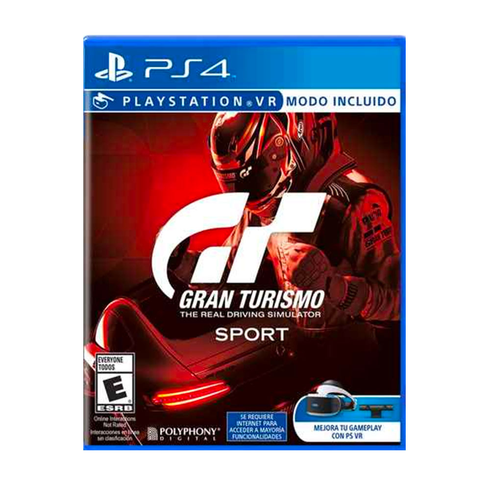 Juego Sony PlayStation 4 Gran Turismo sport Vr en blister