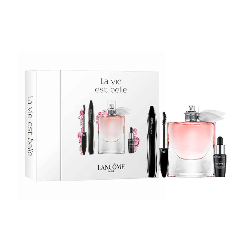 Kit Perfume Lancome La Vie Est Belle Eau De Parfum 75ml +Serum 7ml + Rímel 6,5ml