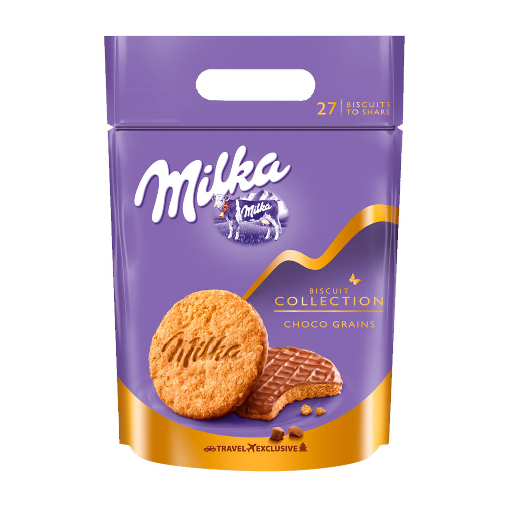 Chocolate Milka Grains Pouch 378g