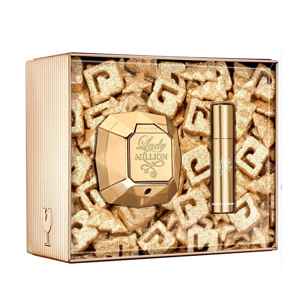 Kit Paco Rabanne Lady Million Eau de Parfum 80ml + Mini 10ml