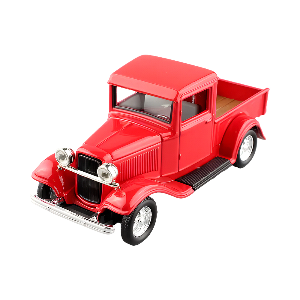 AUTO DE COLECCIÓN LUCKY DIE CAST ROAD SIGNATURE COLLECTION 94232 FORD PICK UP 1934 ROJO