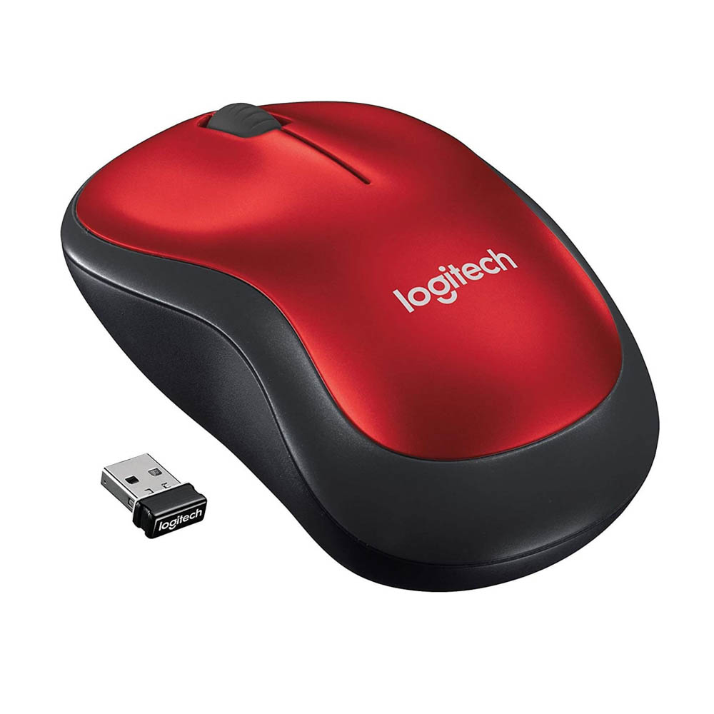 MOUSE LOGITECH M185 RED