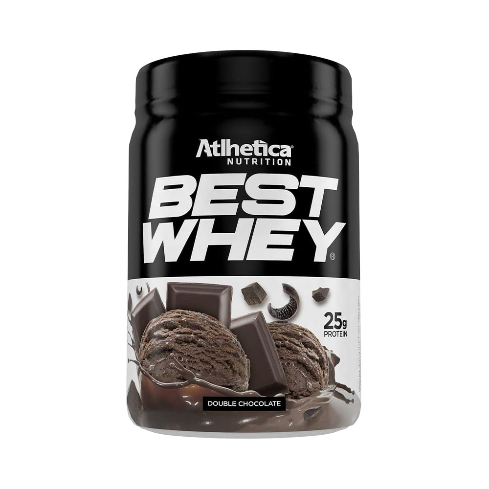 SUPLEMENTO ATLHETICA BEST WHEY DOUBLE CHOCOLATE 450GR
