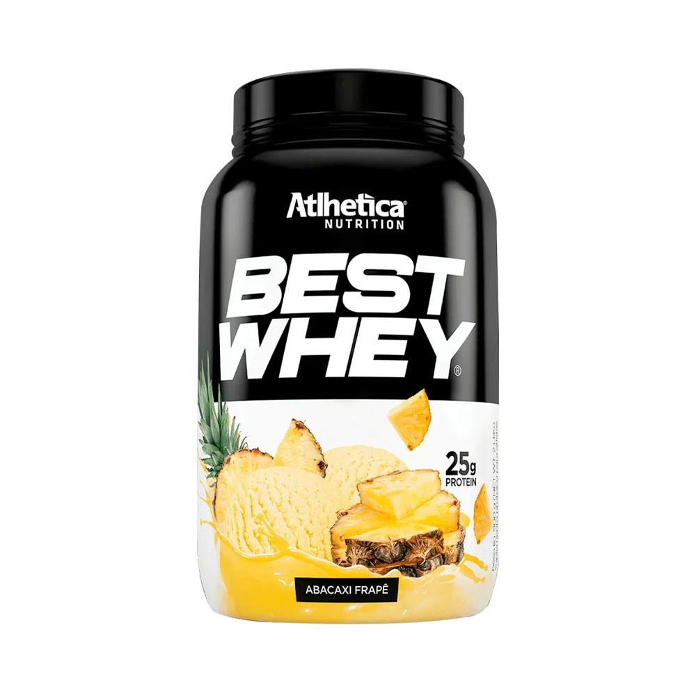 SUPLEMENTO ATLHETICA BEST WHEY ABACAXI FRAPÊ 9000GR