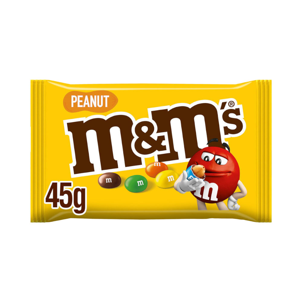 CHOCOLATE M&M PEANUT SINGLE 45GR