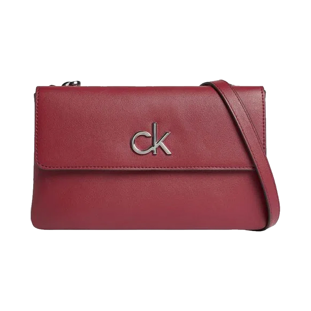CARTERA CALVIN KLEIN RE-LOCK XBODY WITH FLAP RED