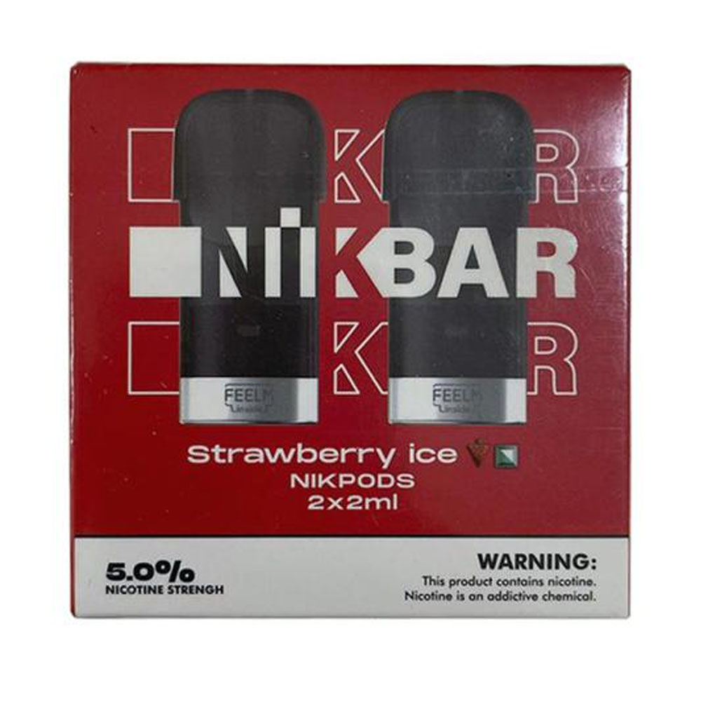 Accesorio Nikbar Filtro Pod Strawberry Ice 5%