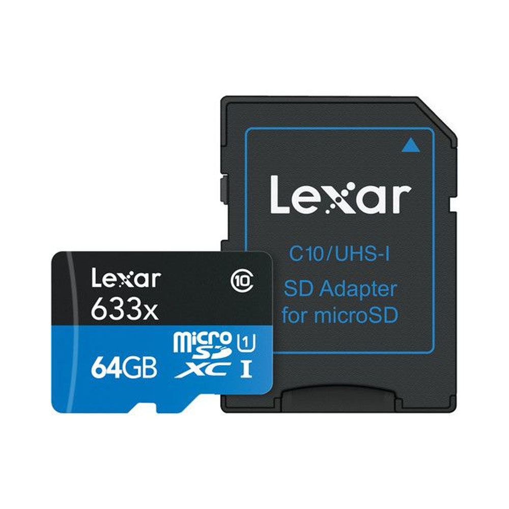MEMORIA MICRO SD LEXAR 64GB 100MB/S