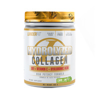 Colágeno Hydrolyzed Collagen Landerfit 3&1 Vitamina C Acido Hialuronico Limón 405 g