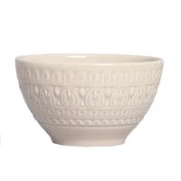 Bowl de cerámica Porto Brasil Griego Crudo 420ml