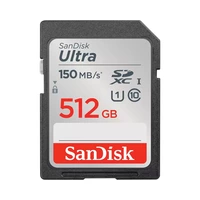 MEMORIA SD SANDISK ULTRA 150 MB/S C10 U1 512GB