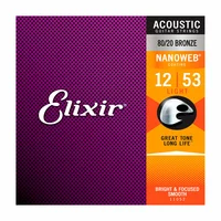 Cordas de guitarra Elixir nanoweb Ex11052