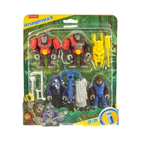 FIGURAS FISHER PRICE IMAGINEXT BOSS LEVEL ARMY PACK HML57