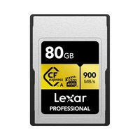 MEMÓRIA CFEXPRESS LEXAR PROFESSIONAL GOLD TIPO A 900-800MB 80GB