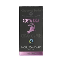 CHOCOLATE STELLA NOIR 75% COSTA RICA 70GR