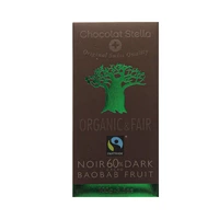 CHOCOLATE STELLA BAOBAB ORGANIC & FAIR NOIR 60% DARK CACAO 100GR