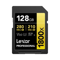 MEMORIA SD LEXAR 128GB 280-210MB GOLD SERIES