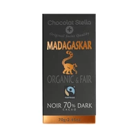 CHOCOLATE STELLA 70% DARK CACAO MADAGASCAR 70GR