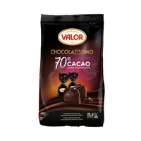 CHOCOLATE VALOR CACAO 70% BAG 180GR