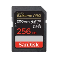 MEMORIA SD SANDISK EXTREME PRO 200-140 MB/S C10 U3 V30 256GB